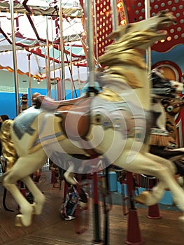 Wild Carousel Horse photo