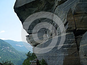 Wild Cat Trap Formation, Chimney Rock NC