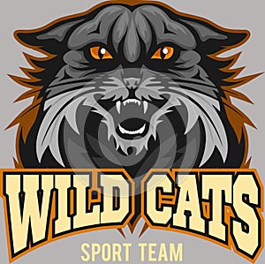 wild cats mascot Vector illustration DOWNLOAD