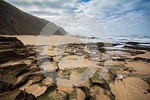 Wild coast along Garden Route, South Africa