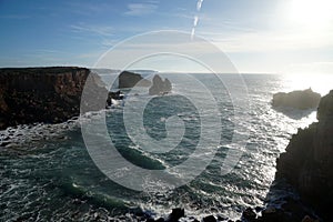 Wild coast in Portugal