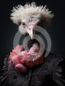 Wild Couture: Unveiling AI\'s Striking Animal Fashion Portraits