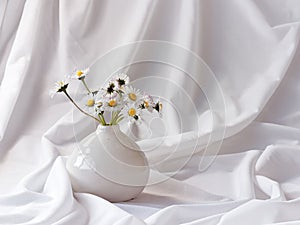 Wild daisies in a little vase