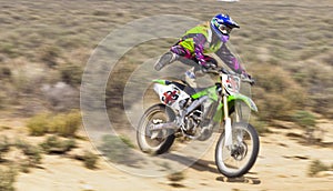 Wild Dirt Bike Racer Girl