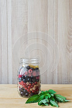 Wild forest berries