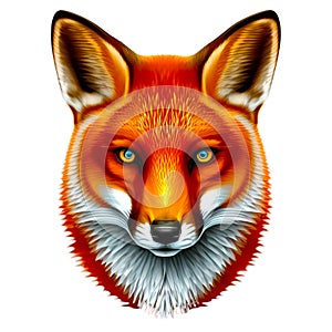 Wild Fox Illustration Nature Art Forest Creature Wildlife Design.