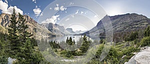 Wild Goose Island Panoramic - Glacier National Park