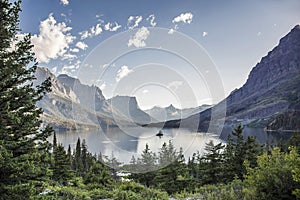 Wild Goose Island in St. Mary Lake - Glacier National Park