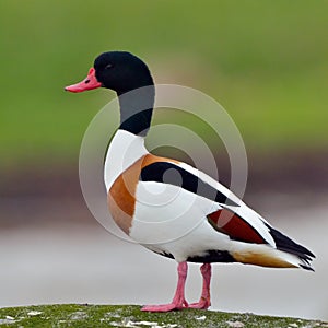 Wild goose (tadorna tadorna)
