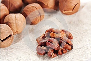 Wild hickory nuts