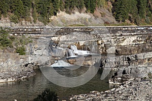 Wild Kootenai River branch rock in Northwestern Montana