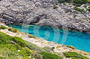 Wild korakonissi bay, Zakynthos, Greece