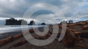 Wild La Push Beach at Quileute reservation - travel photography