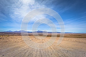 Wild landscape of Eduardo Avaroa National Park, Bolivia