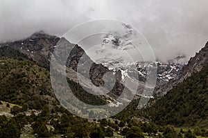 Wild landscape of Fann mountains, Tajikist