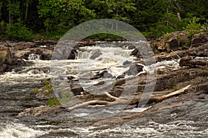 Wild landscape at Riviere-du-Nord Park