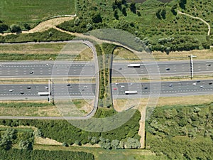 Wild life passing infrastructure in The Netherlands.