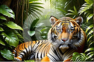 wild life photography of a tiger in the forest