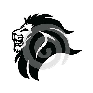 Wild Lion Vector Icon Logo Template Mascot Design