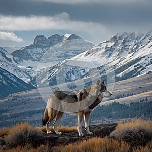 Wild Majesty: Gregory\'s Wolf in the Heart of the Rocky Mountains photo