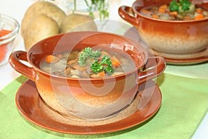 Wild mushroom soup