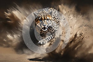 Wild nature carnivore hunter wildlife cat leopard predator animal mammal safari