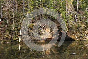 Wild nature of Latvia near Cesis.