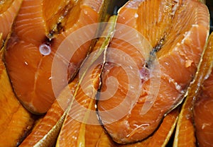 Wild Pacific Coho Salmon Latin: Oncorhynchus kisutch cold smoked