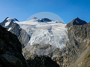 Wild Pfaff and Zuckerhuetl in the Stubai Alps