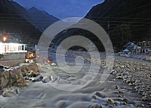 Wild Raging River Ganga Hindu Gangotri India photo