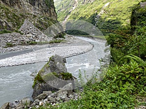 Wild river Marsyangdi