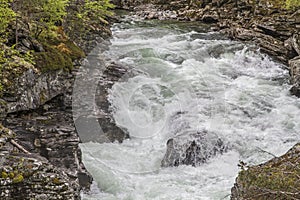 Wild river Rauma in Romsdalen