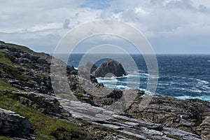 Wild Rugged Atlantic Irish Coast at Malin Head