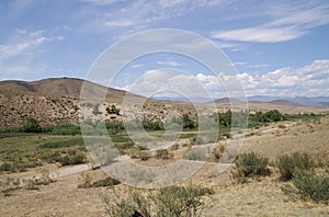 Wild scenery in Tuva mountains