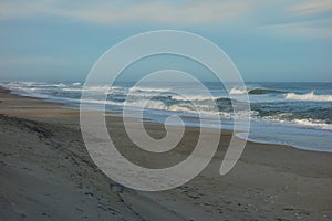 Wild surf beaches Outer Banks North Carolina