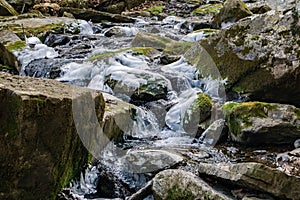 Winter View of a wild Trout Stream - 2