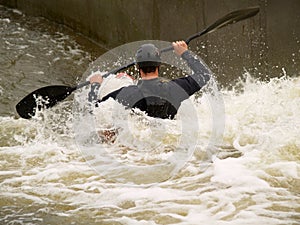 Wild water Canoe