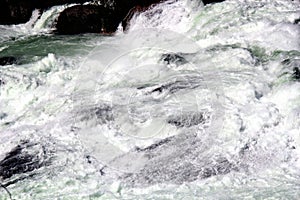 Wild Water in Rhine falls, Schaffhausen