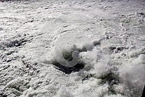 Wild Water in Rhine falls, Schaffhausen