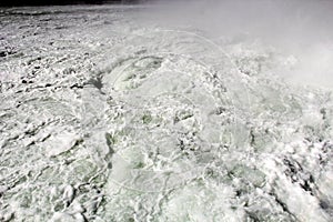 Wild Water in Rhine falls, Schaffhausen