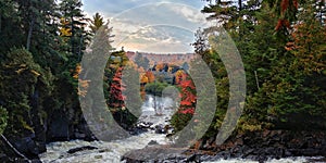 Wild waters at Algonquin Park, Ontario Canada