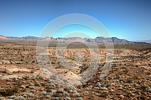 Wild West Desert Landscape Of Arizona USA