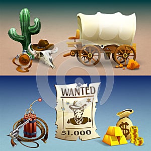 Wild West Horizontal Banners