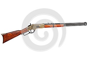 Wild west period .44-40 Winchester lever-action repeating rifle M1866