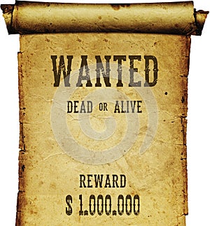 Wild West poster WANTED vestern.