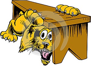 Wildcat Bench Vector Illustration