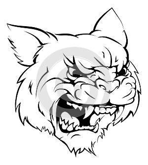 Wildcat mascot character