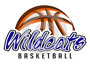 Wildcats Basketball Team Graphic