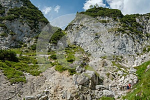 Wilder Kaiser Mount hiking route. Tirol, Austria