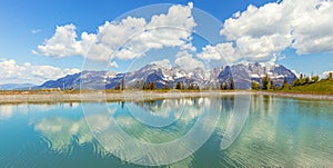 Wilder Kaiser scenic view panorama